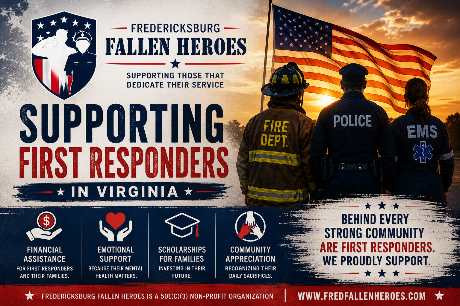 First Responder Assistance in Virginia | Fredericksburg Fallen Heroes